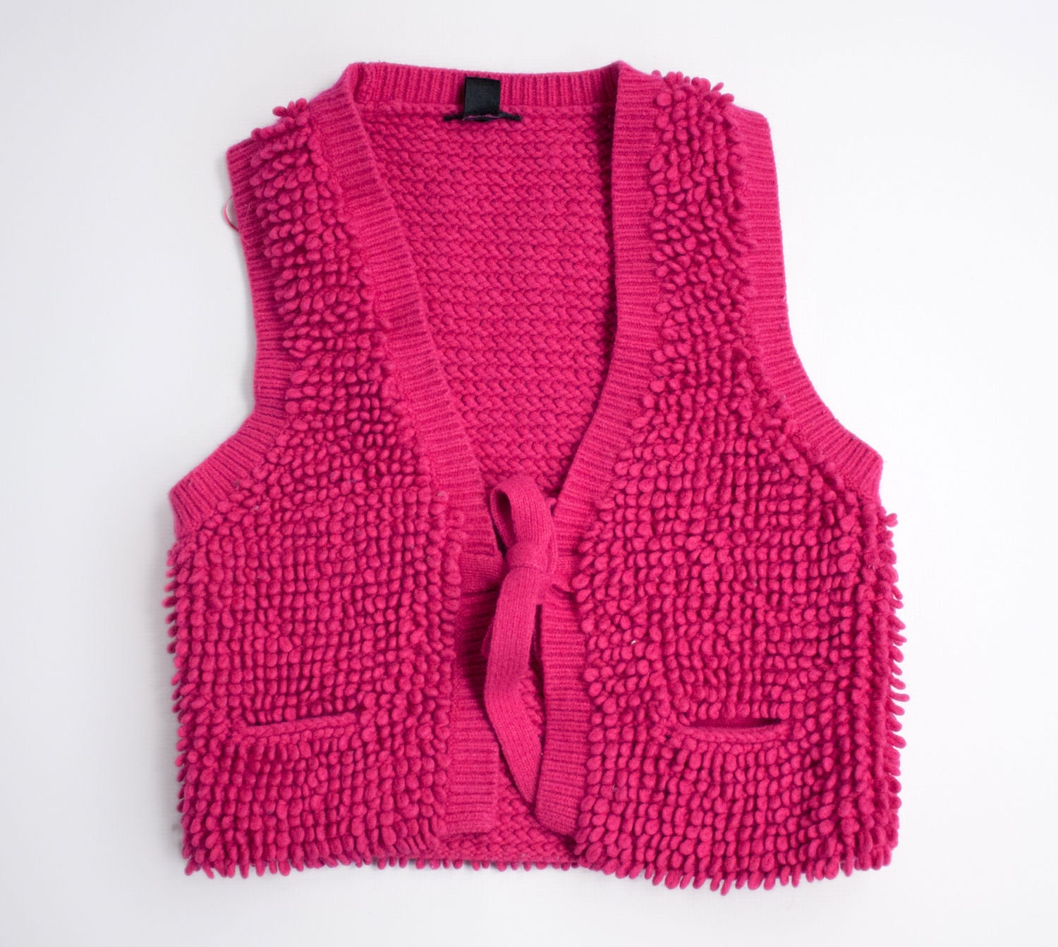 Sonia Rykiel For H&m Textured Wool Blend Vest Waistcoat, M
