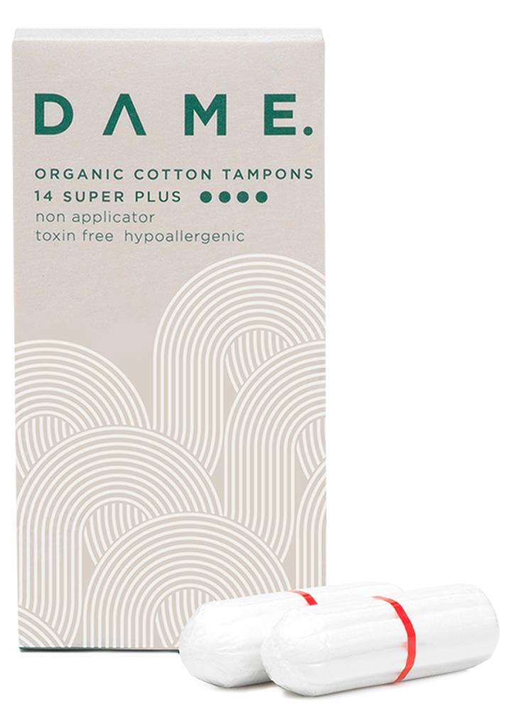 DAME Organic Super Plus Tampons