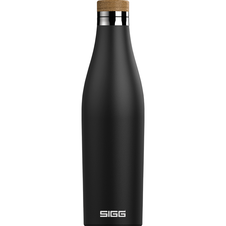 Meridian Water Bottle - Stainless Steel, Black / 0.5L