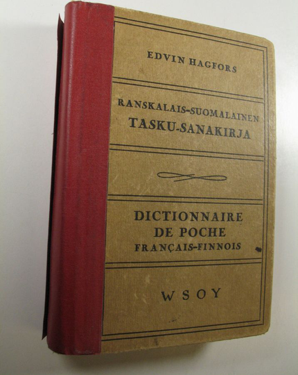 Osta Edwin Hagfors (toim.) : Ranskalais-suomalainen tasku-sanakirja netistä