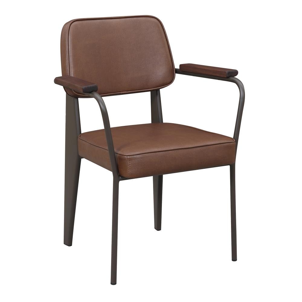 Picket House Furnishings Ashtyn Polyester/Polyester Blend Upholstered Arm Chair (Metal Frame) in Brown | BGN100CHPE