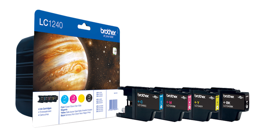 Brother LC-1240VALBP Ink cartridge multi pack, 600 pages, Pack qty 4
