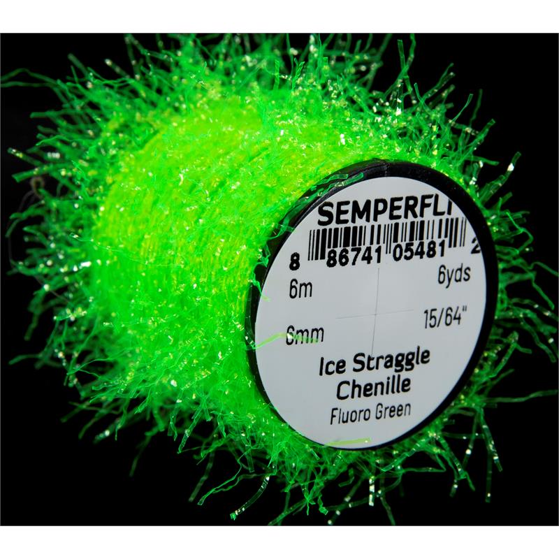 Semperfli Ice Straggle Chenille Fl. Green