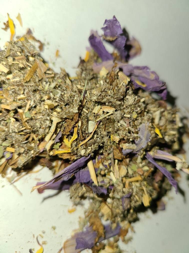 Dagga Herbs Tea Blend - All Natural Blue Lotus Damiana Mullein , Wormwood Herbal Tea-14 Grams