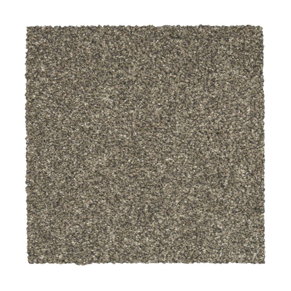 STAINMASTER Essentials Vibrant blend II Boulevard Textured Carpet (Indoor) Polyester in Gray | STP33-12-L006