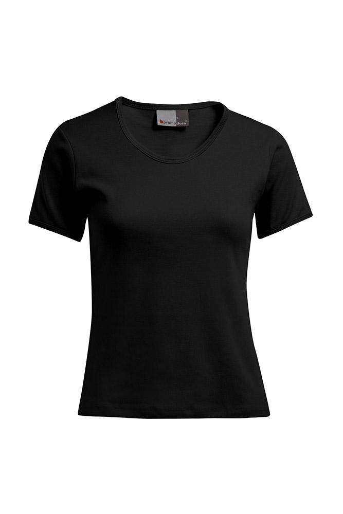 Interlock T-Shirt Plus Size Damen Sale, Schwarz, XXL