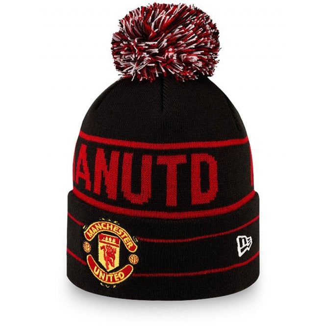 New Era EPL Manchester United Jake Beanie Knit Black