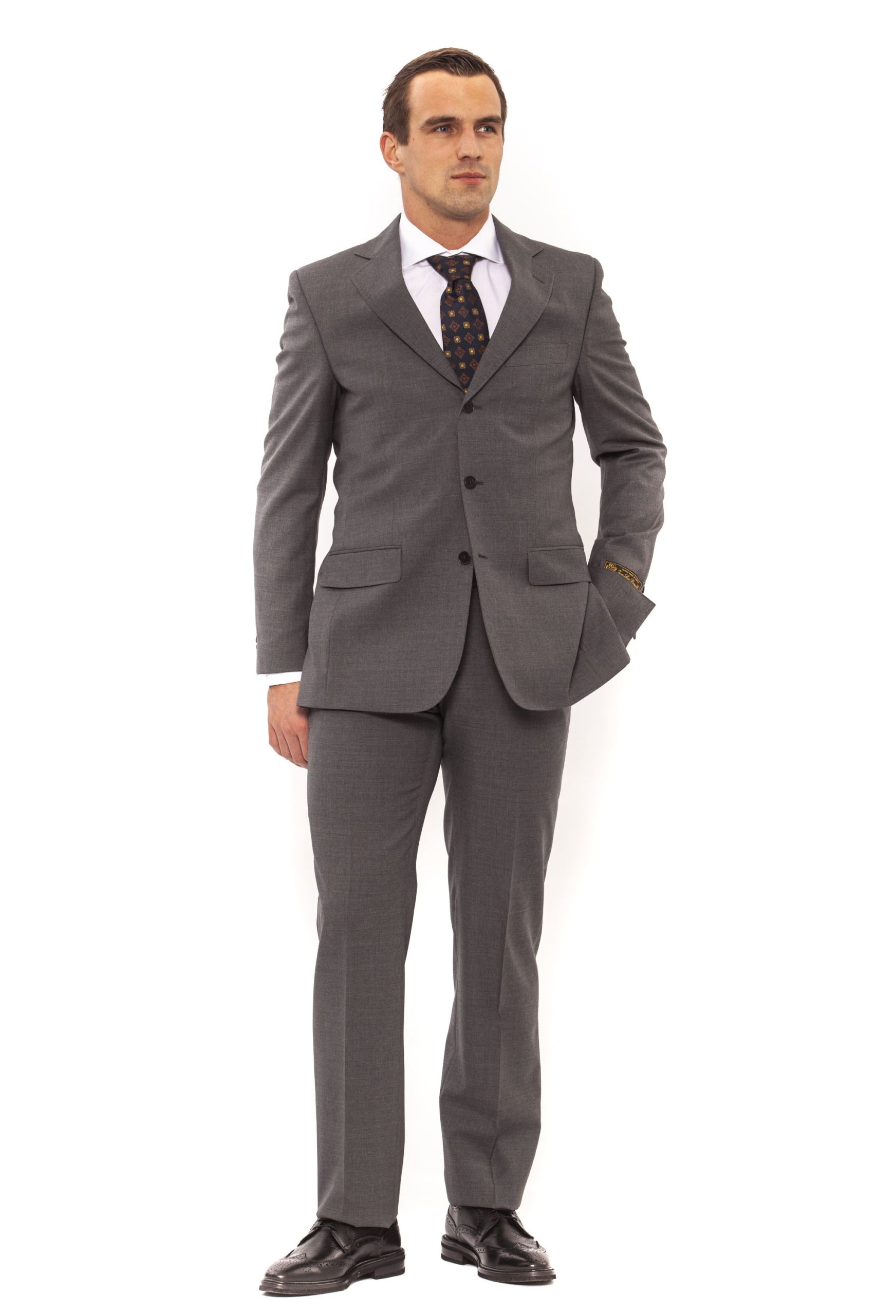 Ferre Men's Clothing Grigmd Suit Gray FE992742 - IT48 | M