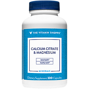Calcium Citrate with Magnesium - Supports Healthy Bones & Teeth (300 Capsules)