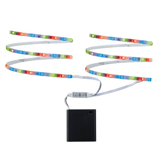 Paulmann Mobil -LED-nauha, paristokäyttöinen, RGB
