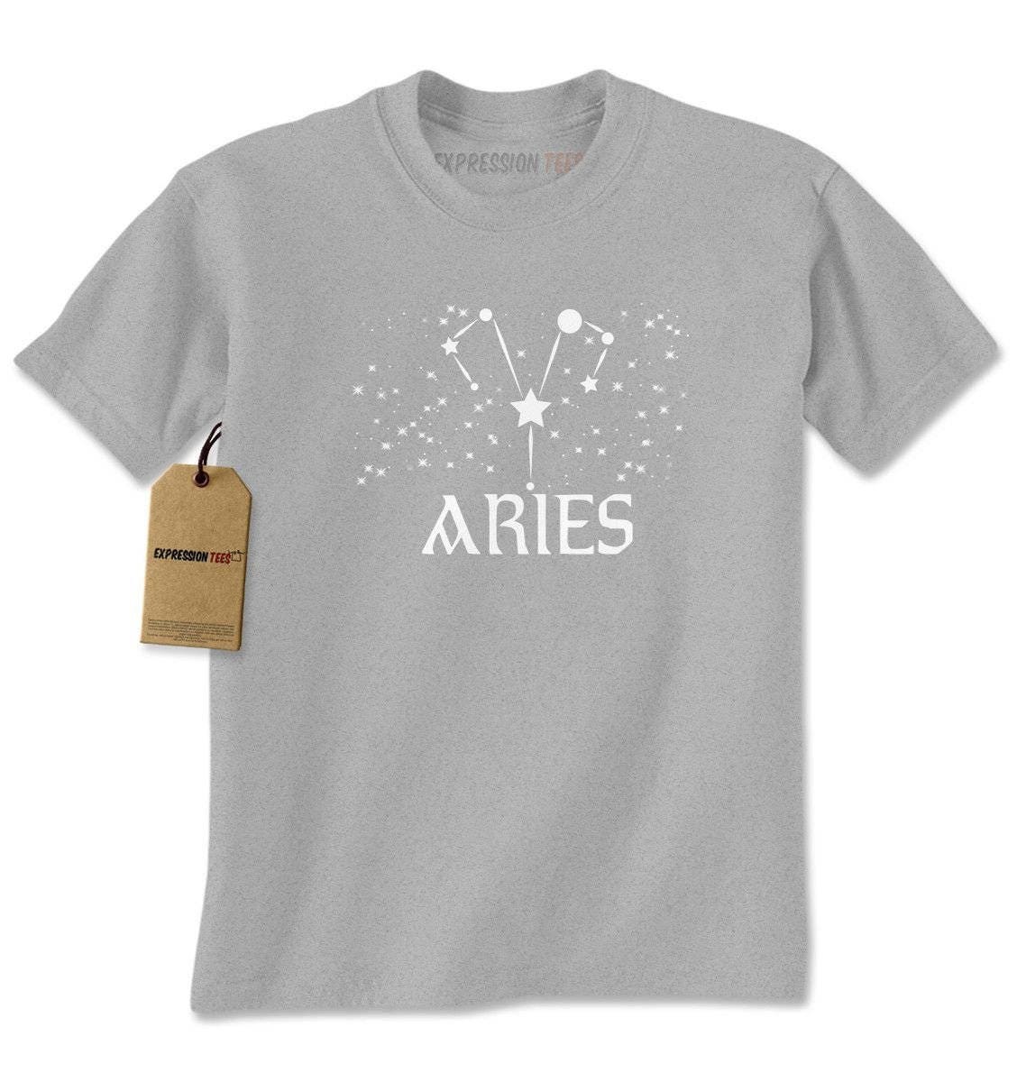Aries Zodiac Star Chart Mens T-Shirt