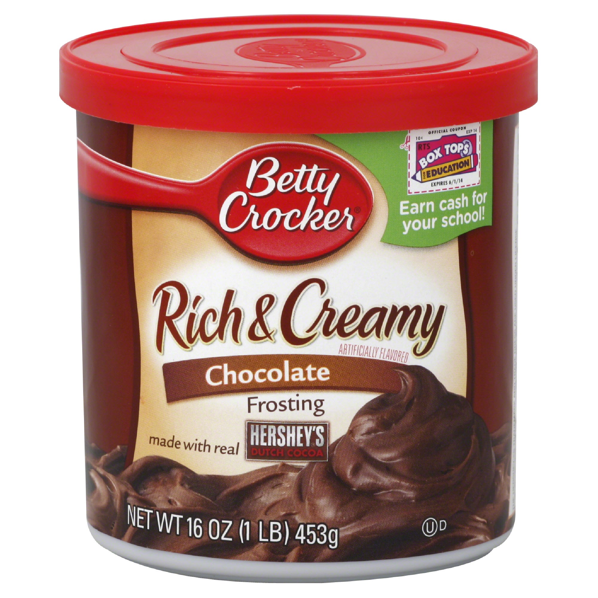 Betty Crocker Rich & Creamy Frosting, Hershey's Chocolate - 16 oz