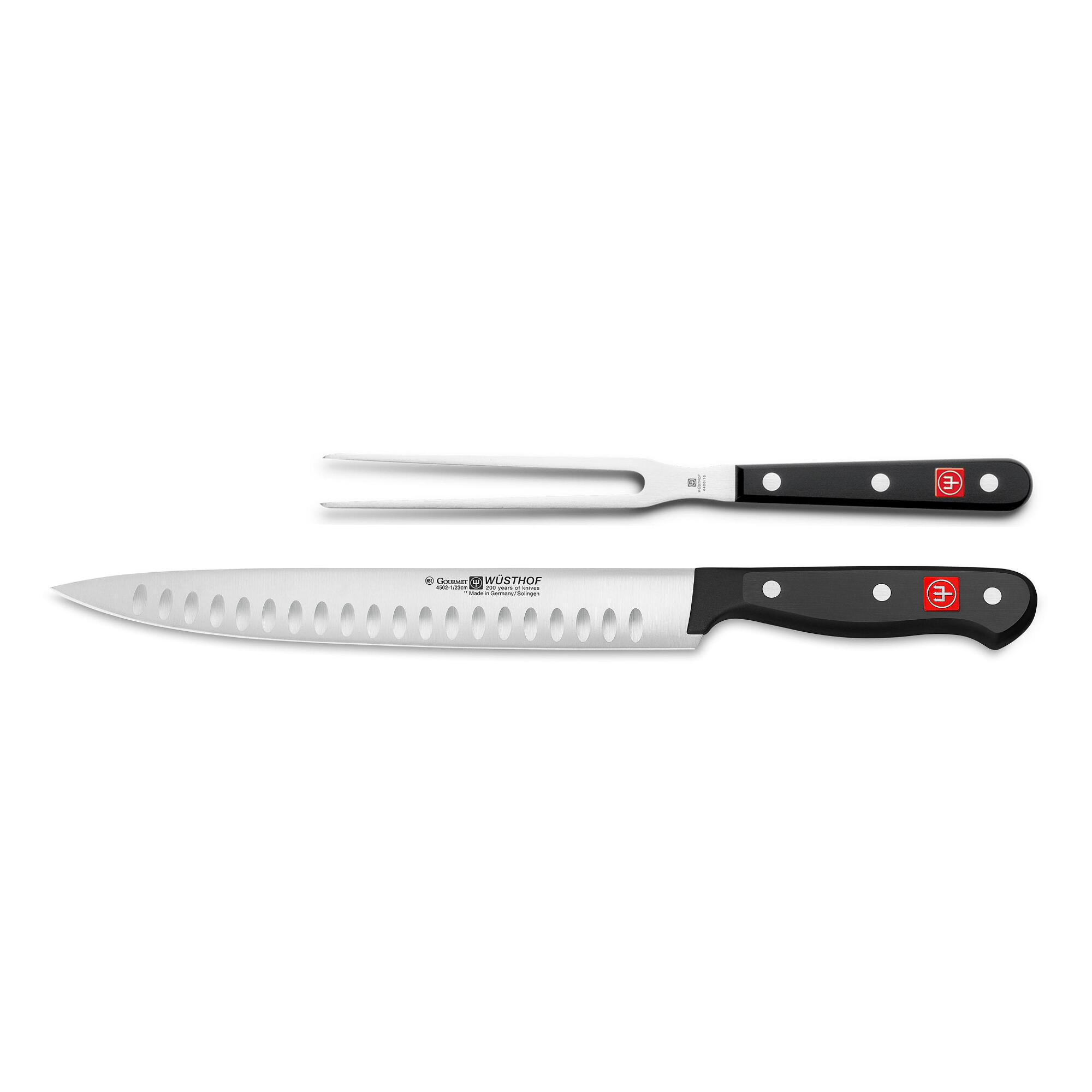 Wusthof Gourmet Stainless Steel 2 Piece Carving Set by World Market