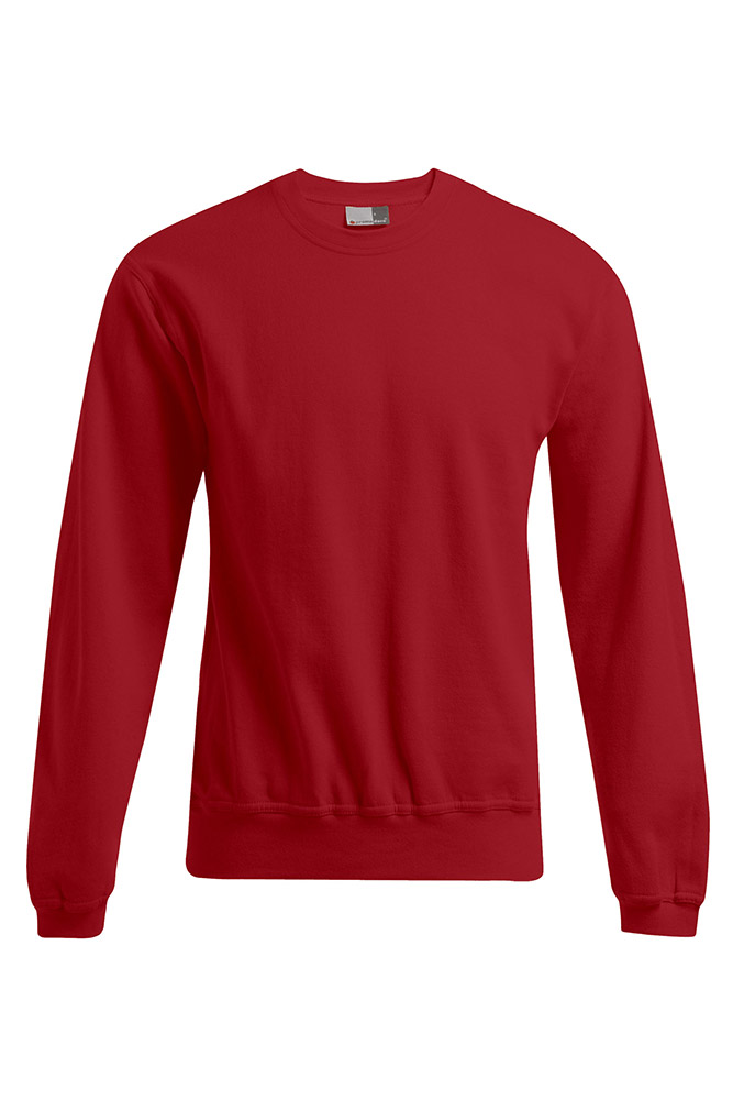 Sweatshirt 80-20 Plus Size Herren, Rot, XXXL