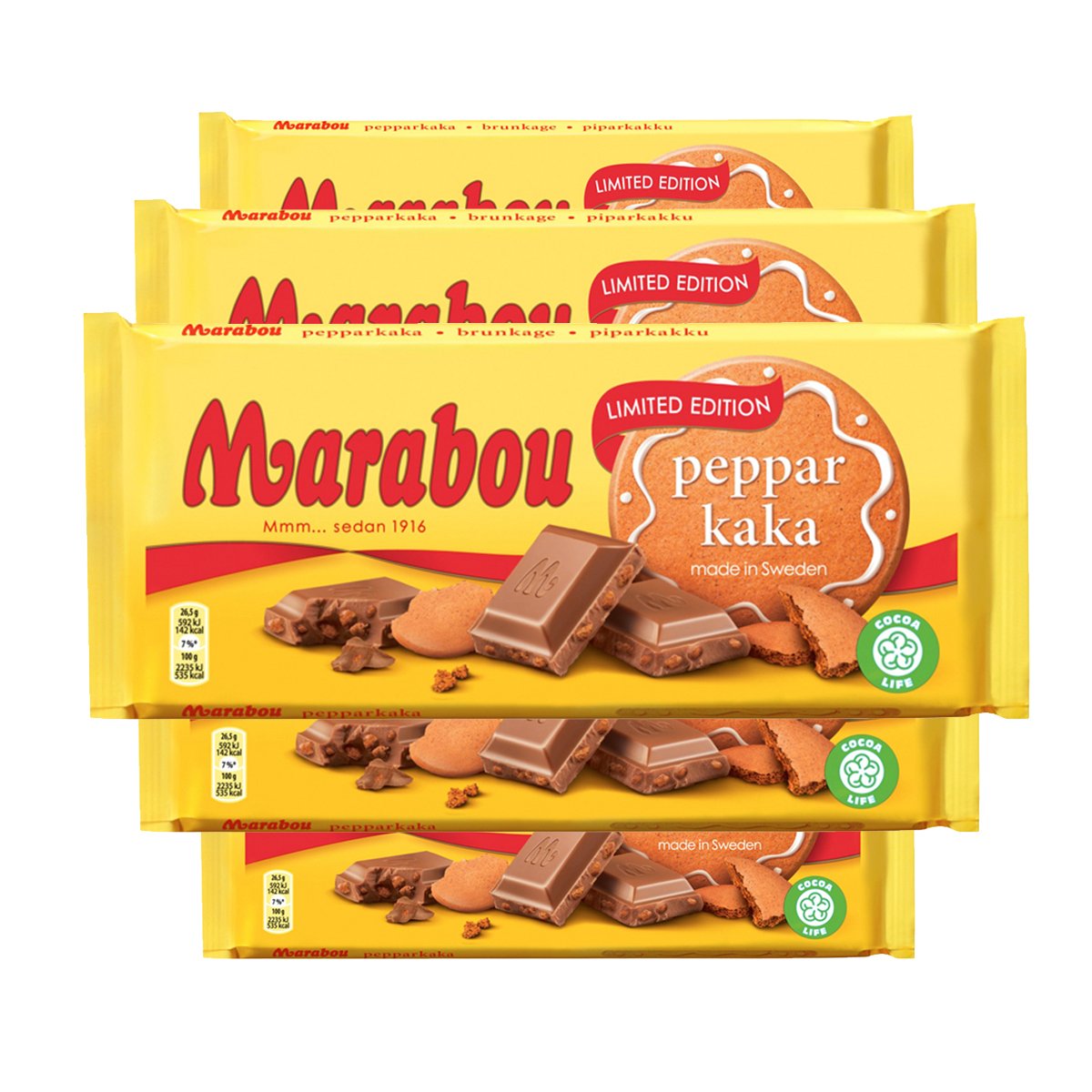 Marabou Pepparkaka 5-pack - 68% rabatt