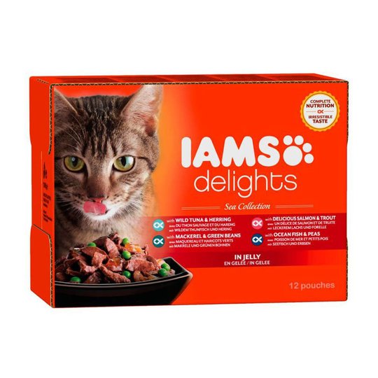 Iams Delights in jelly Multipack Sea