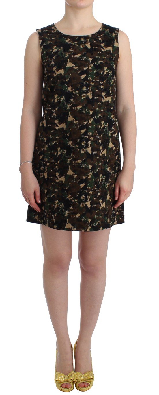 Dolce & Gabbana Women's camouflage Mini shift Dress Multicolor SIG11763 - IT42|M