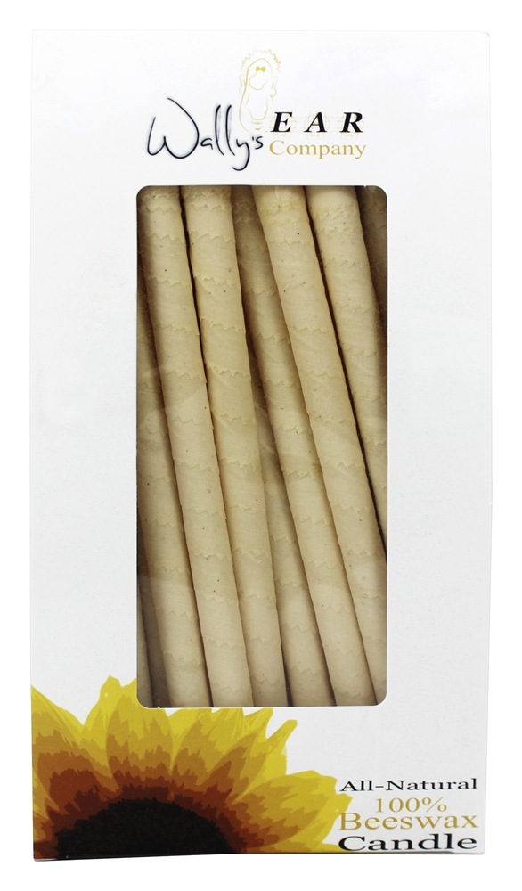 Wally's Natural Products - All-Natural 100 Beeswax Multi-Purpose Hollow Candles - 75 Pack