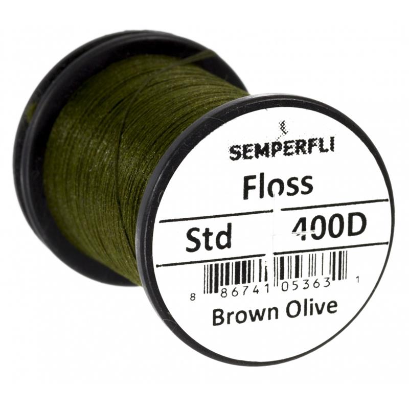 Semperfli Fly Tying Floss 400D Brown Olive