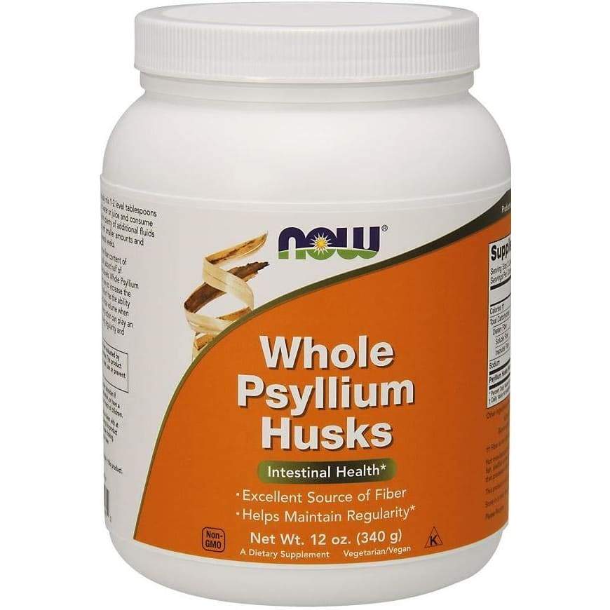 Whole Psyllium Husks, Powder - 340 grams