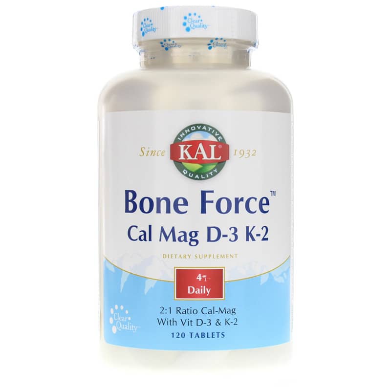 Kal Bone Force Cal Mag D-3 K-2 120 Tablets