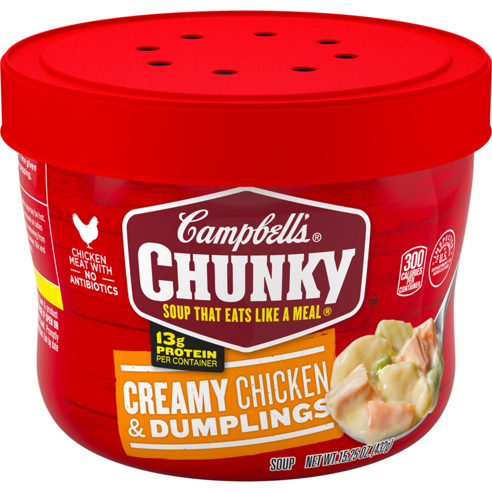 Campbells Chunky Soup, Creamy Chicken & Dumplings - 15.25 oz