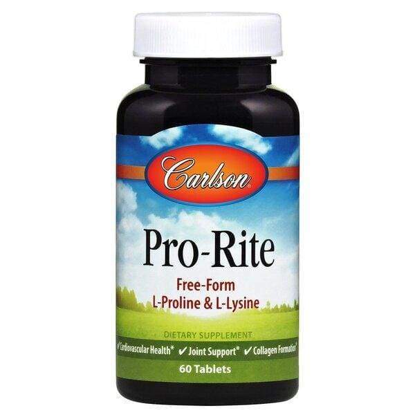 Pro-Rite, Free-Form L-Proline & L-Lysine - 60 tablets
