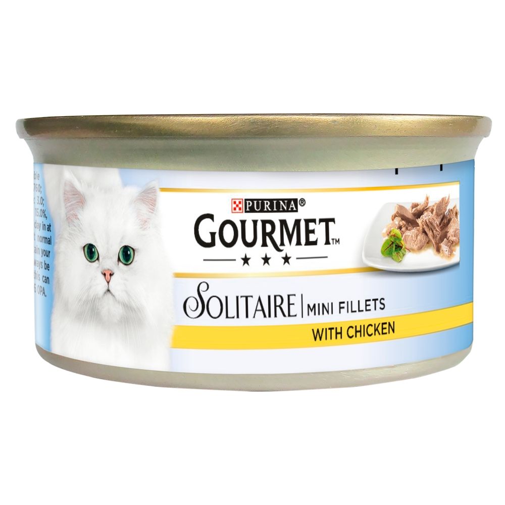 Gourmet Solitaire 12 x 85g - Beef in Tomato Sauce