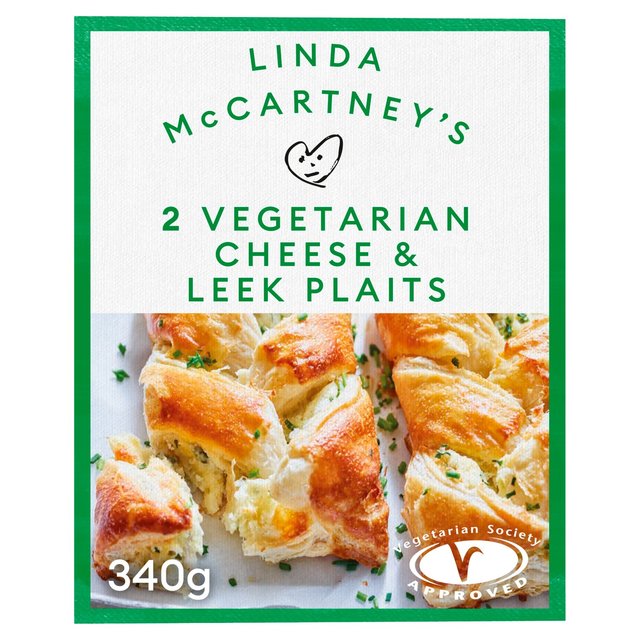 Linda McCartney Frozen Cheese, Leek & Potato Plaits