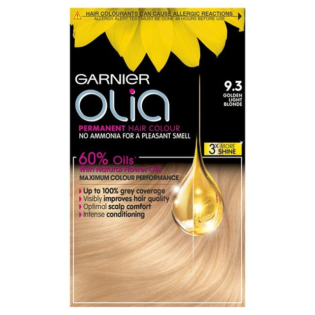Garnier Olia 9.3 Golden Light Blonde Permanent Hair Dye