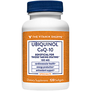 Ubiquinol CoQ-10- Helps Energy Production, Supports Cellular & Cardiovascular Health - 100 MG (120 Softgels)