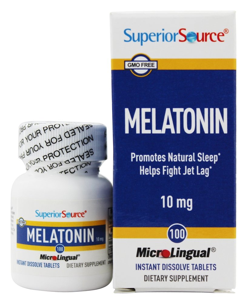 Superior Source - Melatonin 10 mg. - 100 Quick Dissolve Tablets