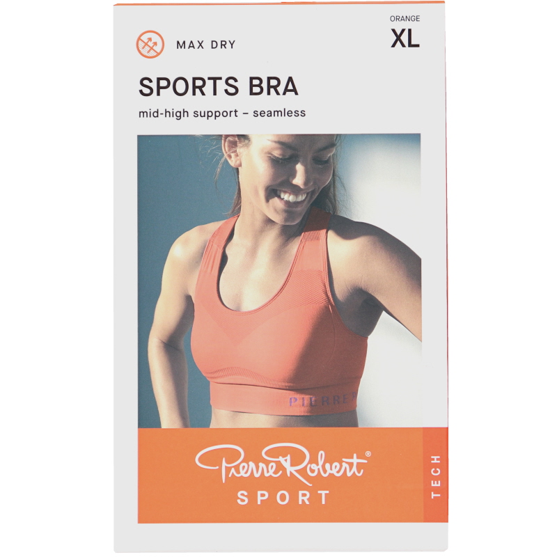 Sport-BH Medium Support Orange XL - 72% rabatt