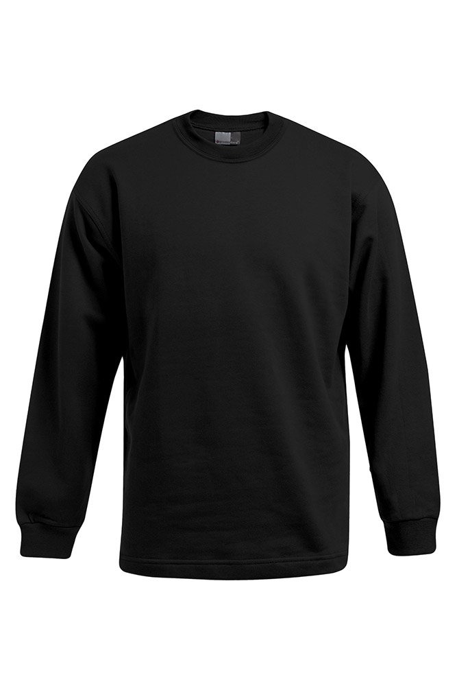 Kasak Sweatshirt Plus Size Herren, Schwarz, XXXL