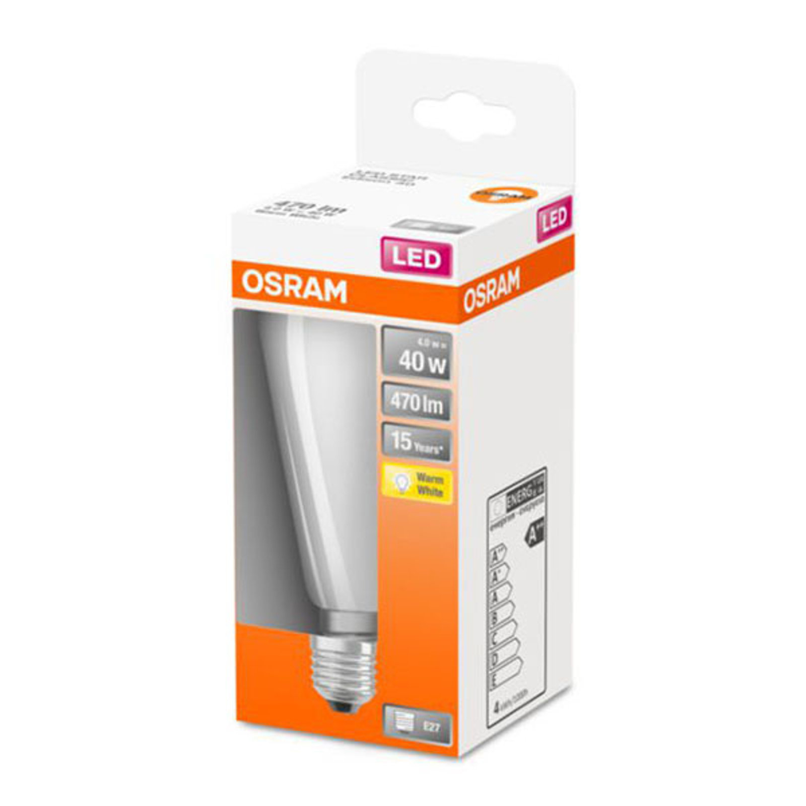 OSRAM Classic ST -LED-lamppu E27 4W 2 700 K opaali
