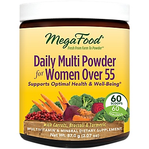 Daily Multivitamin Powder for Women Over 55 Iron Free (60 Servings)