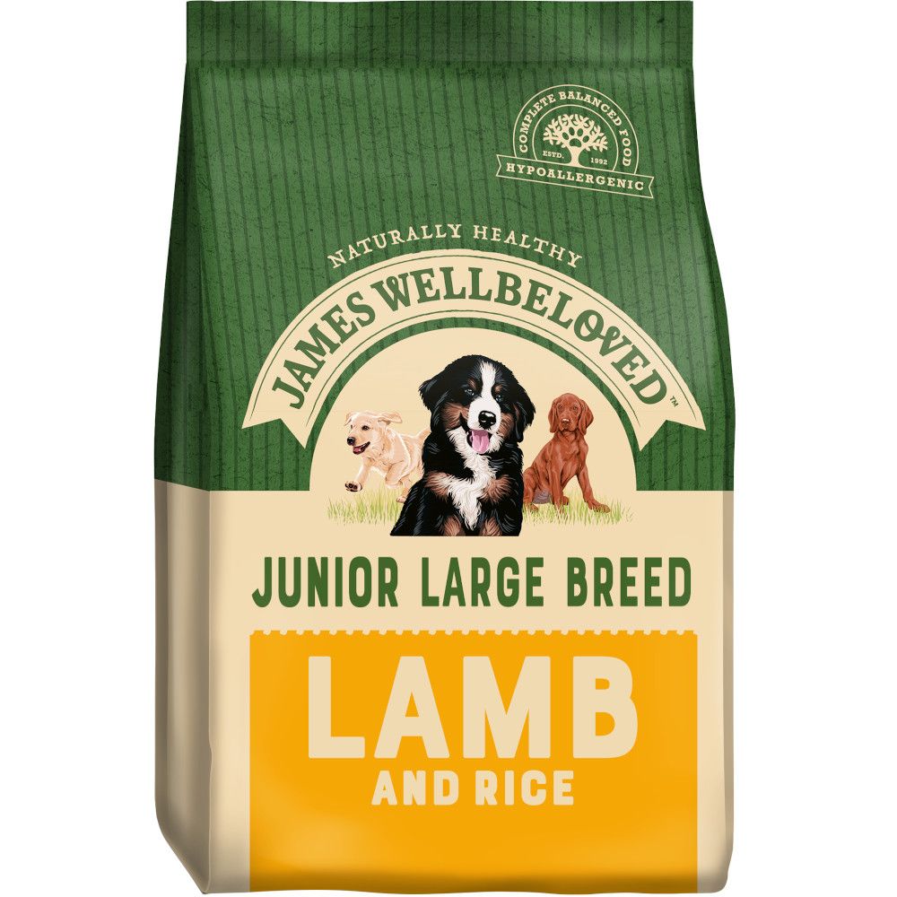 James Wellbeloved Junior Large Breed - Lamb & Rice - 15kg