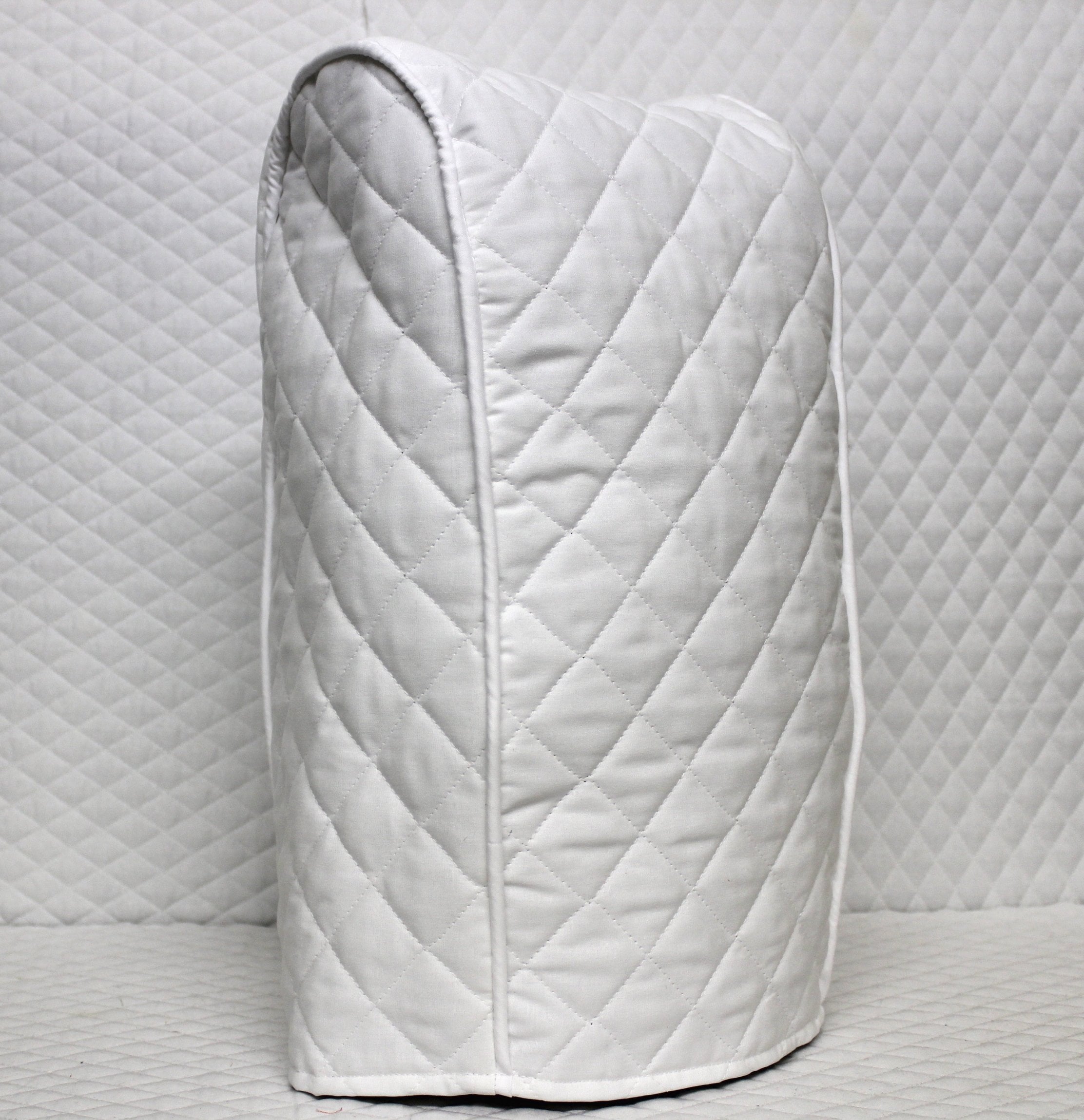 White Quilted Blender Cover