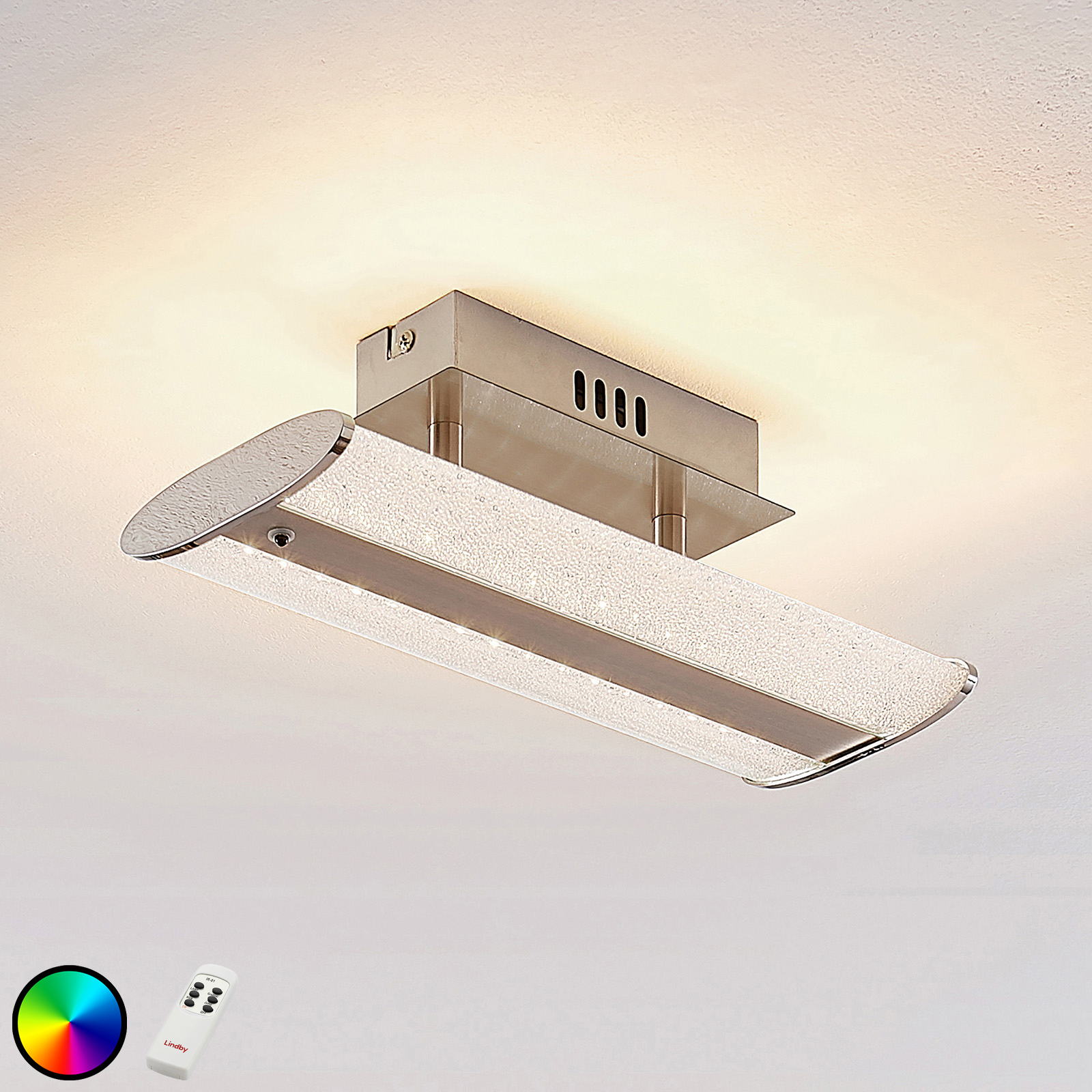 Lindby Sylke LED-kattovalaisin, 30 cm