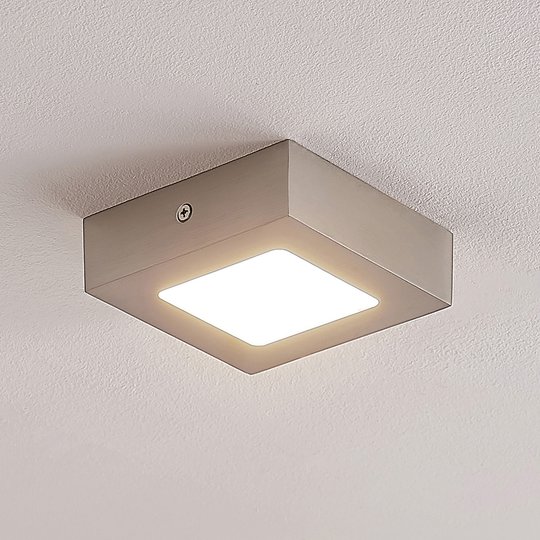 ELC Merina -LED-alasvalo, nikkeli, 12 x 12 cm