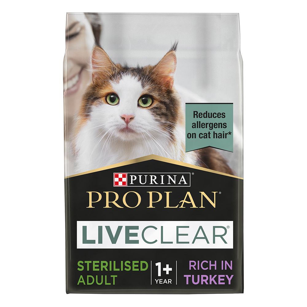 ProPlan LiveClear Sterilised Adult - Turkey - 1.4kg