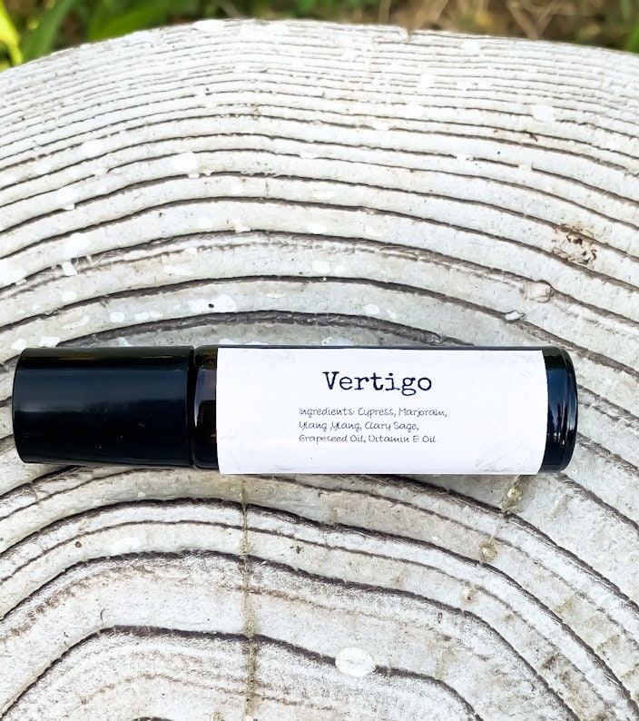 Vertigo Essential Oil Rollerball Blend 10Ml, Organic, Therapeutic, Oils, Self Care, Personal Bath & Body, Gift