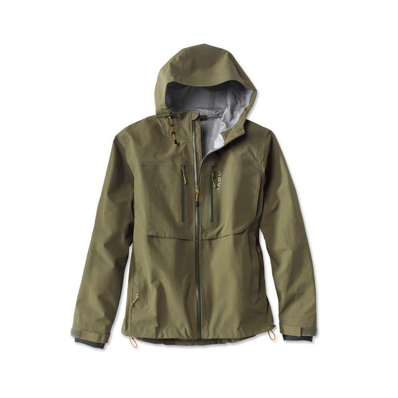 Orvis Clearwater Wading Jacket XL Komfortabel og pustende, Mosegrønn