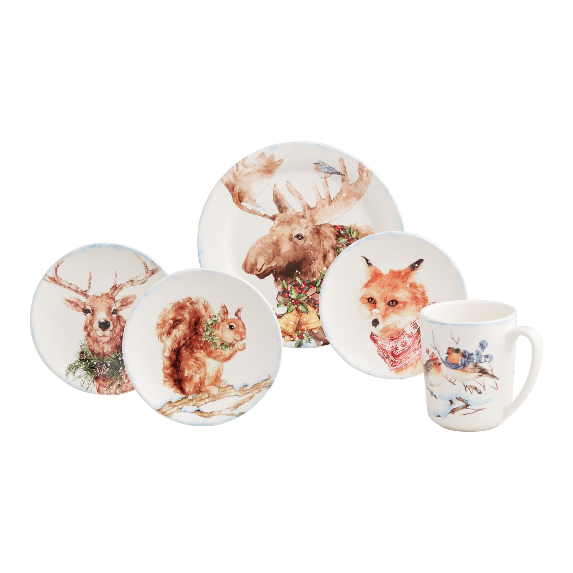 Pier Place Festive Critters Dinnerware Collection by World Market