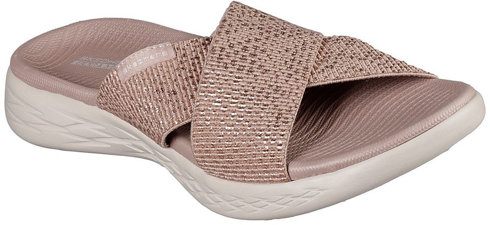 Skechers Women's On the GO Glistening Sandal Various Colours 30352 - Rose Gold 3