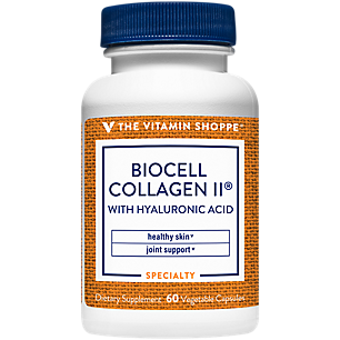 BioCell Collagen II with Hyaluronic Acid - Skin & Joint Health - 1,000 MG (60 Vegetable Capsules)