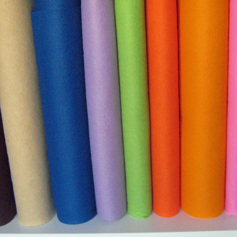 2 Yards Wool Blend Felt - Your Choice Of Colors
