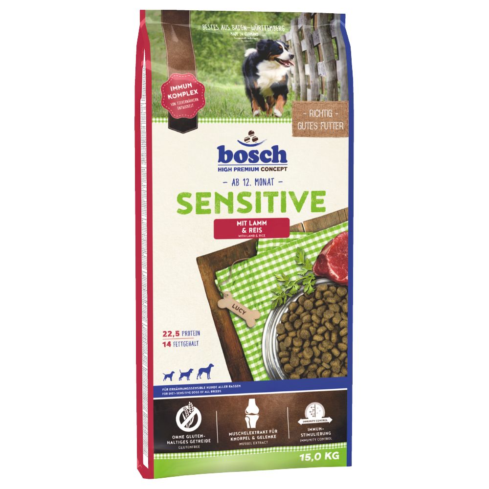 bosch Sensitive Lamb & Rice Dry Dog Food - Economy Pack: 2 x 15kg