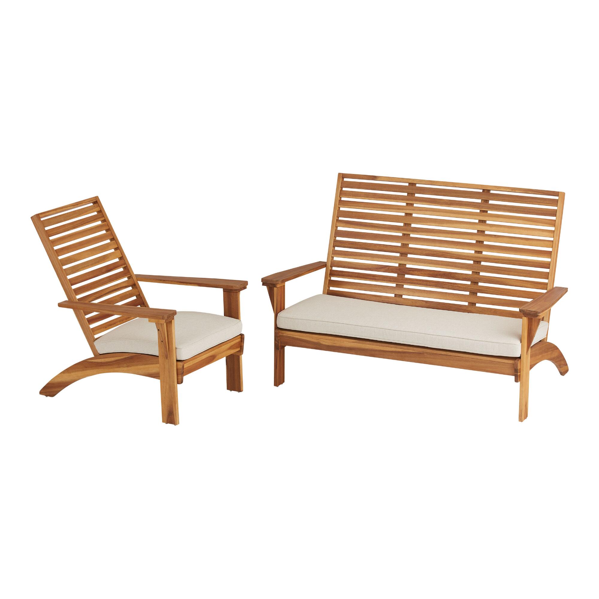 Acacia Wood Kapari Outdoor Patio Furniture Collection by World Market