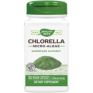 Chlorella Micro-algae - Super Green Food - 1230 MG Per Serving (100 Capsules)